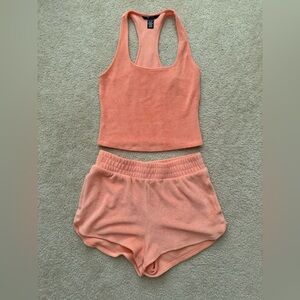 Victoria's Secret Orange Set.